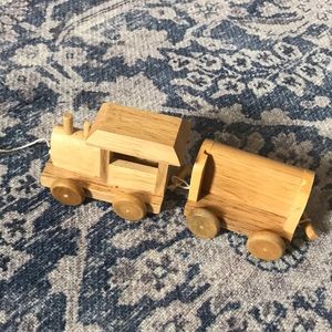 Small wooden train